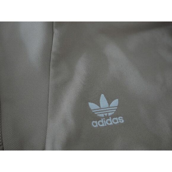 Adidas Men's Funnel neck Quarter Zip Track Top Beige S - Picture 7 of 7